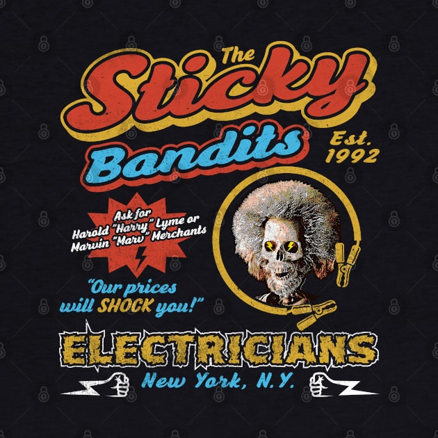 Sticky Bandits Electricians by Alema Art